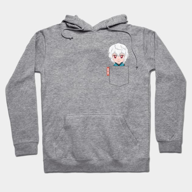 Tamakoma 2 Kuga Pocket Chibi Hoodie by TeeTowArt